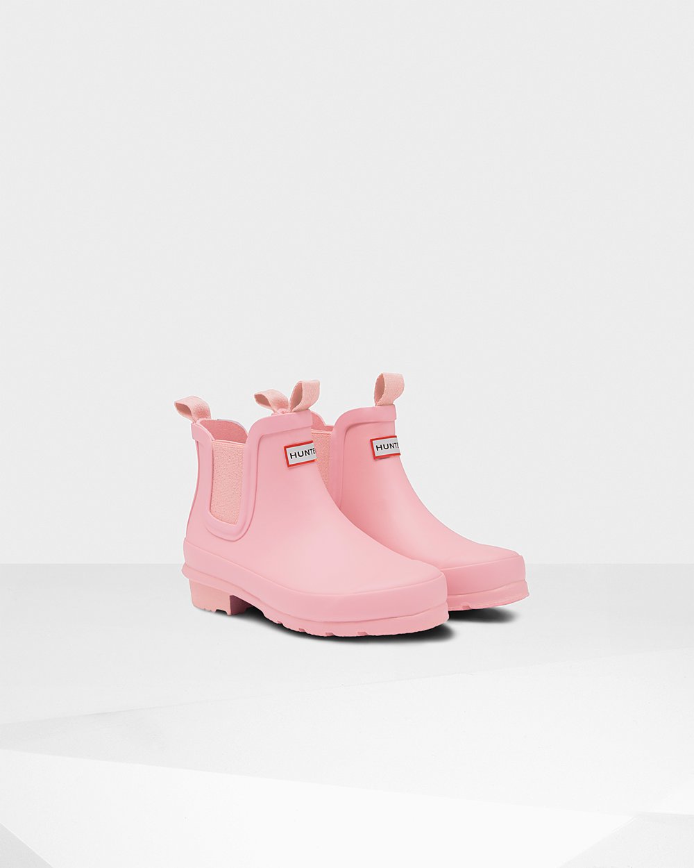 Chelsea Boots Kinderen - Hunter Original Big - Roze - 07PJOWISZ